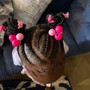 Kid's Cornrows Style(12 and under)(Hair Provided)