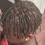 Short Hair Starter Locs  on Natural Hair