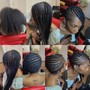 Medium Lemonade braids hair included