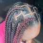 Braided ponytail