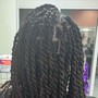 Loc Maintenance:new growth over 3 inches