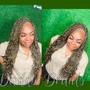 Medium Waist Length Havana Twists w/hair