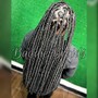 18" Human hair bohemian locs