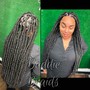 18" Human hair bohemian locs