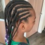 Kid's Braided ponytail