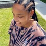 Stitch braids ponytail