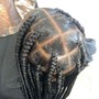 Knotless Braids- Med