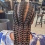 Tribal Braids (Cornrows, Box Braids)