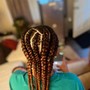 Braided Ponytail w/ Large Braids