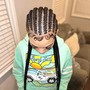 Kid's (Med) Feed In Braids 6-8