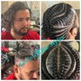 Large Feed-in Braids