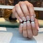 (10 finger) Half Bling Nail Price can increase depending on what stones are used