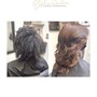 Bride Day of Wedding Hair