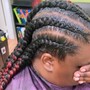 Kids Braids Individuals (With Natural Hair)