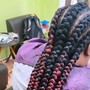 Kids Braids Individuals (With Natural Hair)