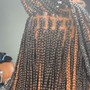 Bob boho Knotless braids