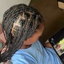 Locs Retwist and Style (Shoulder length)