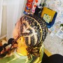 Small straight backs Cornrows 6-20