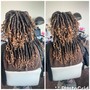 Two Strand Twist on Natural Hair (natural parts)