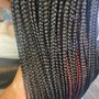 Large knotless Goddess Braids