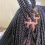 Large Goddess Knotless Braids