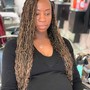 French Curl knotless braids