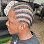 Men braids design add extensions