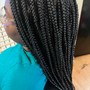 Adult Upper Back Box Braids