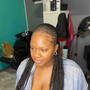 Feed in braids + sew in