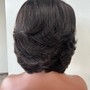 Natural hair up do