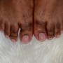 Big toe nail art