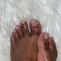 Polish change- Regular Polish-feet