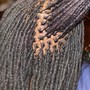 Individual Braids with natural hair