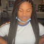 Braids with beads/ natural hair