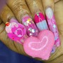 Acrylic Nail Art ( 5 Nails Per Hand)