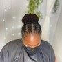 Large Feed in Ponytail