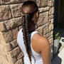 Creative Man Bun Braids