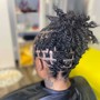 Man Bun Individual Large Twist/Braids