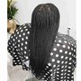 Small Braids. Mid-Back Length