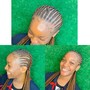 Big Knotless short bob Braids/ hair included Cash Only