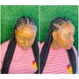 feed in braids with a Quick weave Cash Only