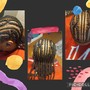 Crochet Braids (braid down method)