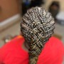 Feed in braids