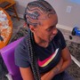 lemonades braids/ feedin ponytail