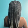 Medium knotless Braids