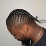 Men Large Box Braids