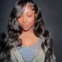 Lace frontal Wig Install + wig provided by me