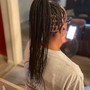 Natural Cornrows and Braiddown