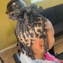 Loc Knot ponytail