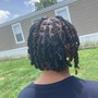 Loc knot bob (short to shoulder)